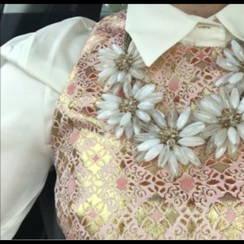 Jcrew brocade pullover